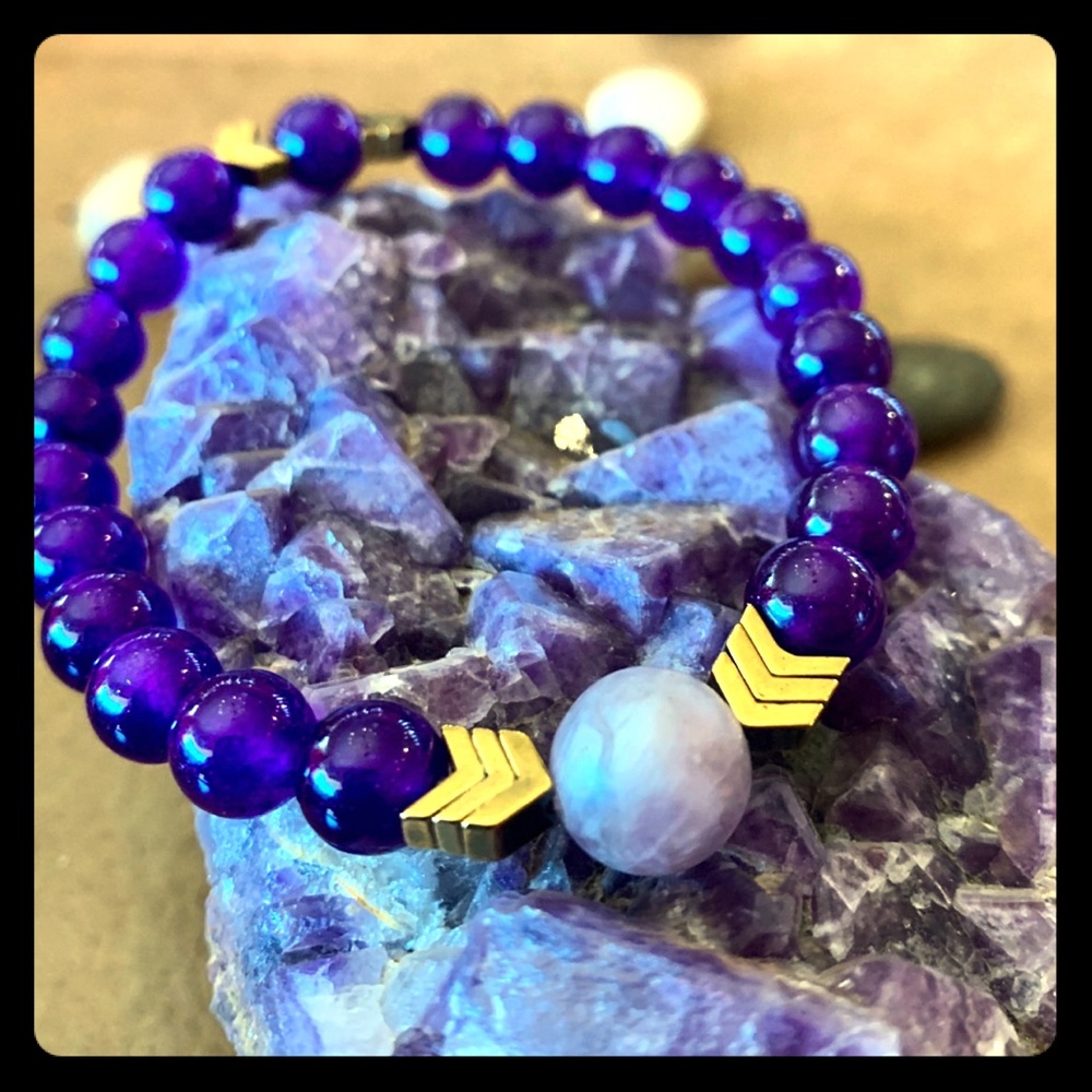 Amethyst Bracelet Unisex